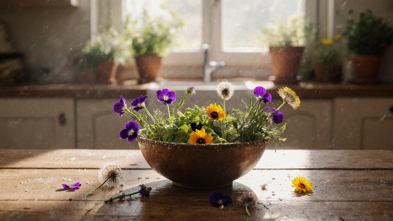 Květiny v kuchyni: jak používat jedlé květiny pro svěžest a barvu