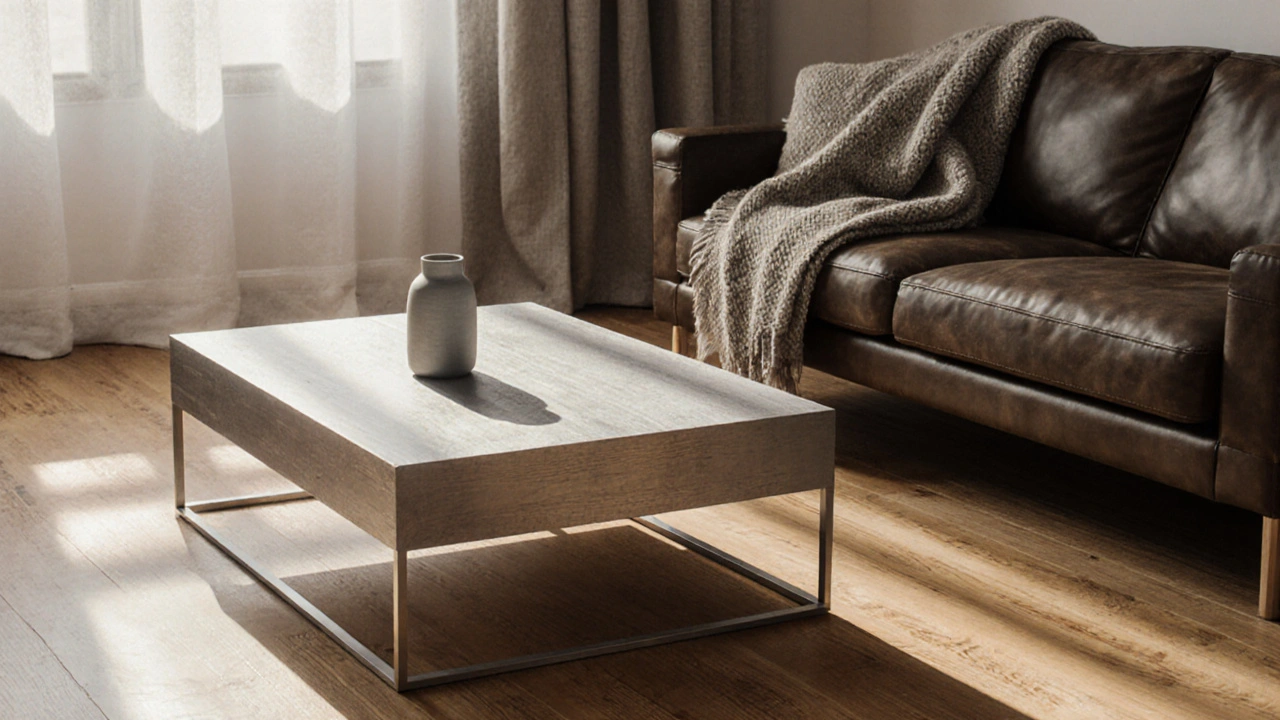 Textury v obýváku: jak kombinovat dřevo, kov, sklo a tkaniny pro ideální prostor