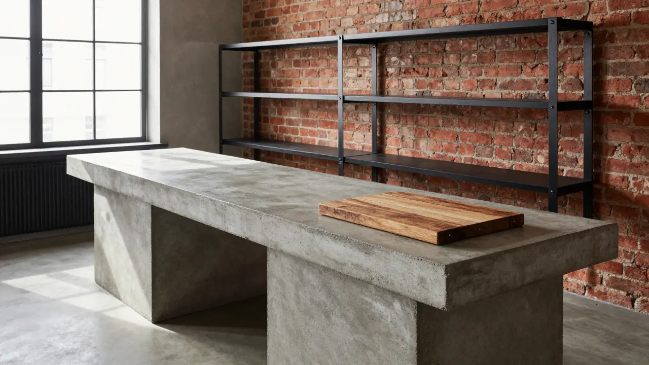 Industriální kuchyně: kov, beton a cihla - jak vytvořit trvanlivý a stylizovaný prostor