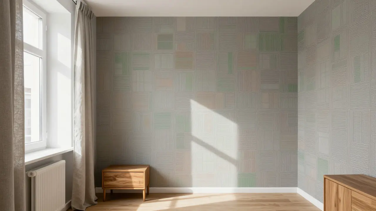 Moderní tapety: geometrie a minimalismus - jak vybrat a nainstalovat