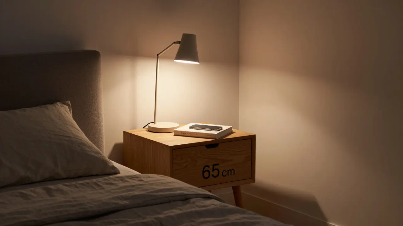 Noční stolky a nástěnná svítidla do ložnice: jak vybrat ideální osvětlení a místo pro předměty