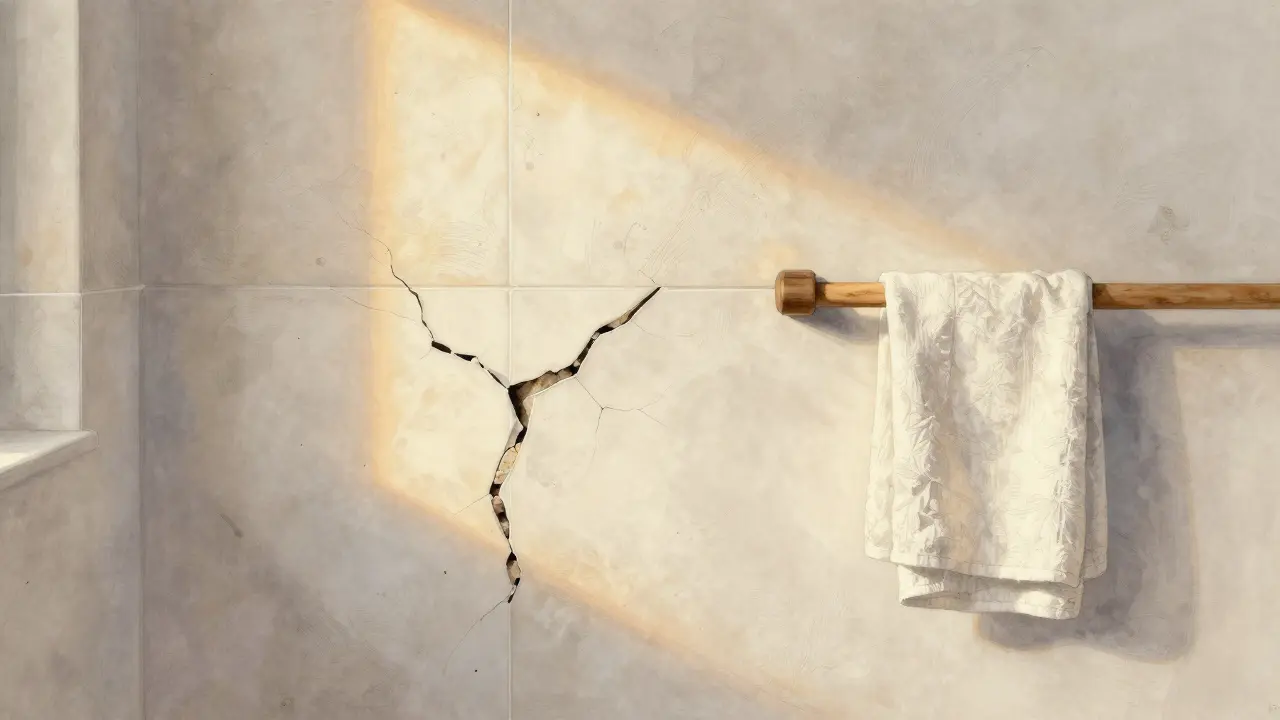 Jeden kámen nahrazuje dlaždici, omítka má rukou vytvořené nerovnosti, žádné odlesky, jen klid.