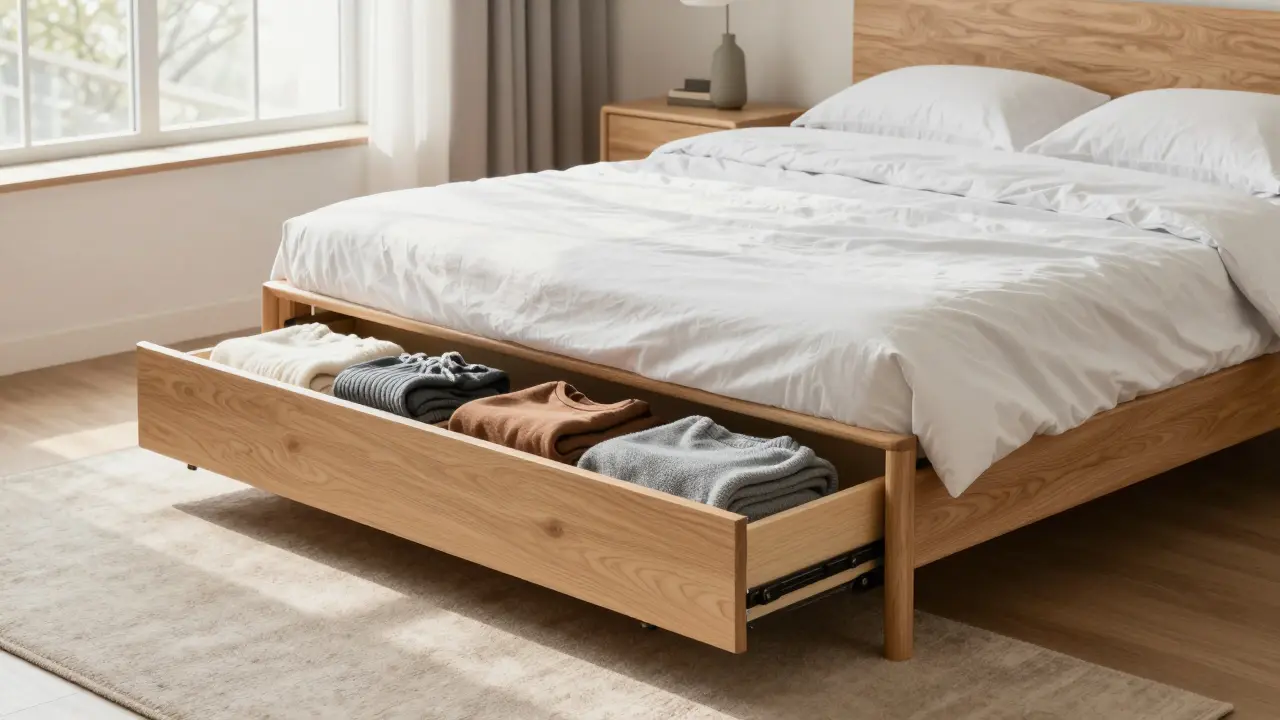 Zásuvky v posteli: Jak využít každý centimetr pod matrací