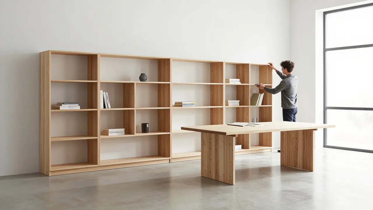 Modulární nábytek pro flexibilní a udržitelné bydlení