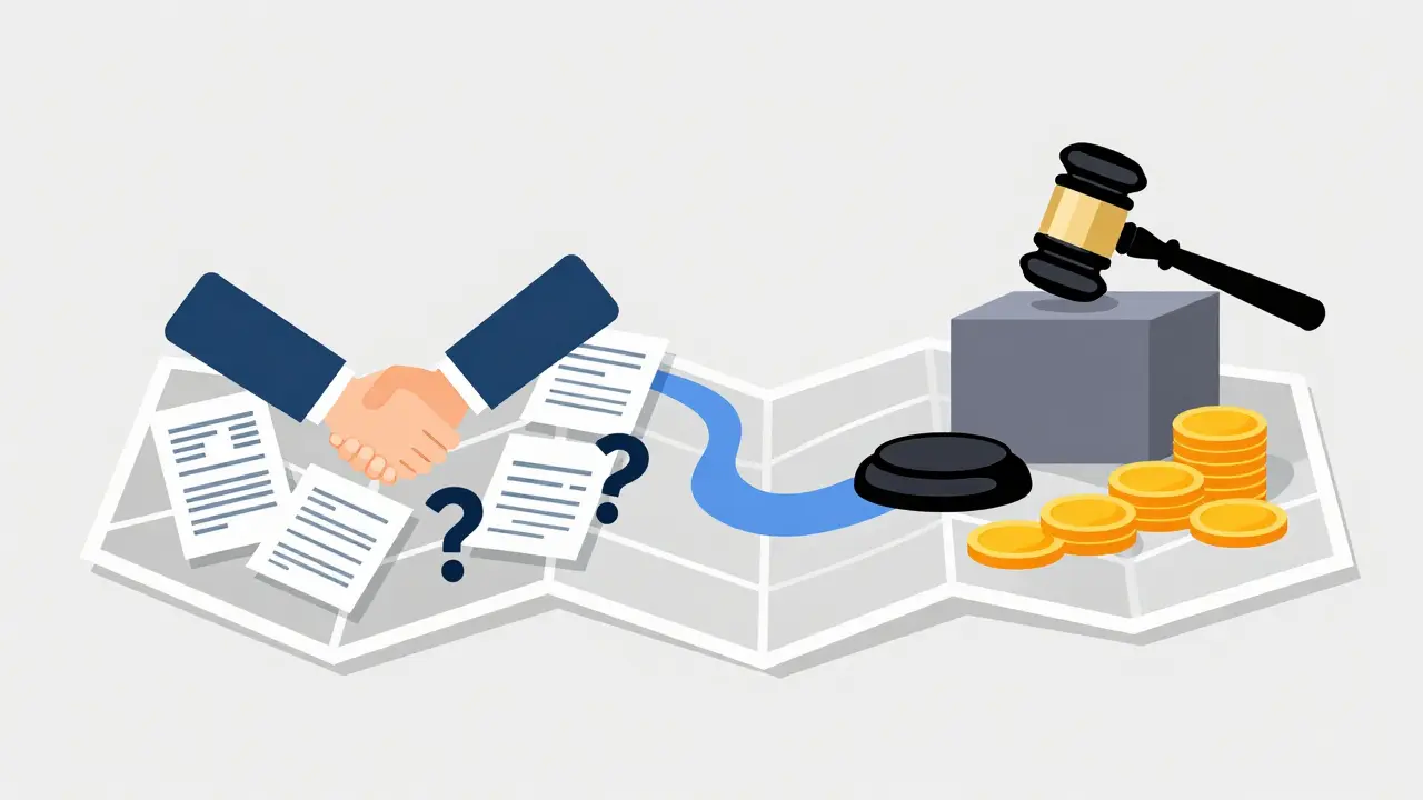 Konceptuální grafika dvou cest k vlastnictví: dobrovolný prodej versus dražba