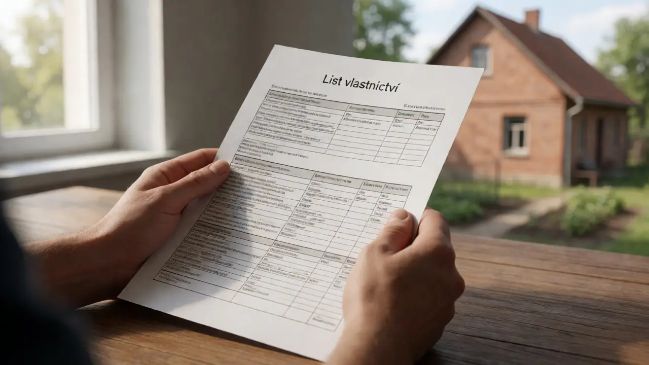 List vlastnictví: Průvodce čtením a pochopením českého katastru nemovitostí